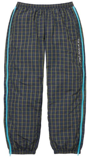 Plaid Track Pants