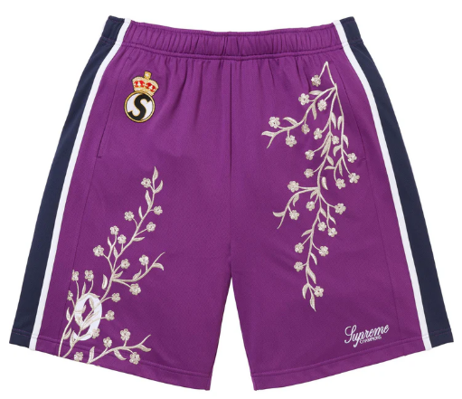 Supreme Purple Floral Shorts