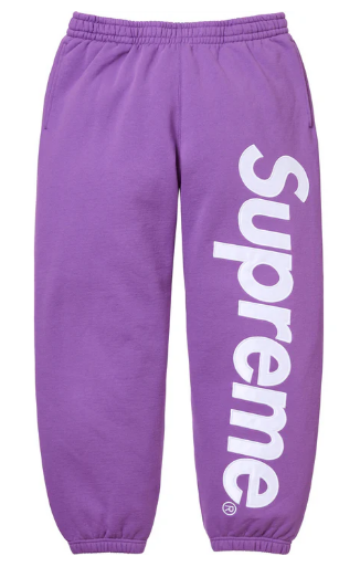 Supreme Purple Sweats